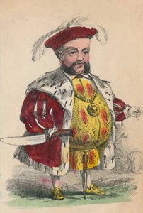 Henryk VIII, 1856 autorstwa Alfred Crowquill