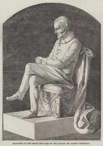 Statuetka Jego Wysokości Księcia Wellingtona autorstwa Alfred Crowquill
