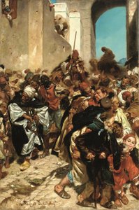 Więźniowie marokańscy (olej na płótnie)