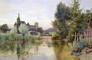 Zamek w Nemours autorstwa Alfred East