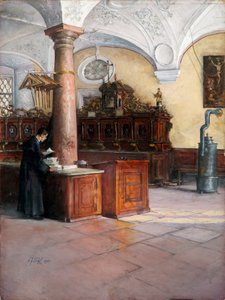 Zakrystia kościoła uniwersyteckiego w Wiedniu autorstwa Alfred Edler von Pflügl
