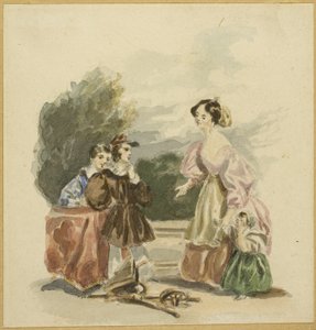 Zepsuta zabawka autorstwa Alfred Edward Chalon