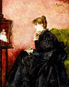 Pani w czerni, autorstwa Alfred Emile Stevens