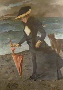 Na brzegu morza, 1891 autorstwa Alfred Emile Stevens