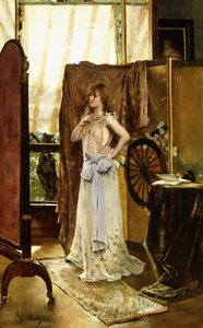 Próba, 1888 autorstwa Alfred Emile Stevens