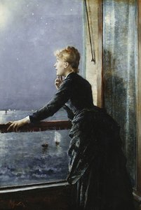 Droga Mleczna; Droga Mleczna, ok.1885 autorstwa Alfred Emile Stevens