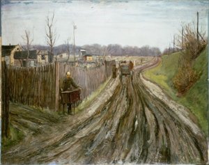 Leierkastenmann autorstwa Alfred Frank