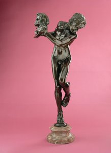 Komedia i tragedia „Sic Vita”, model 1891-92, odlew ok. 1902-05 autorstwa Alfred Gilbert