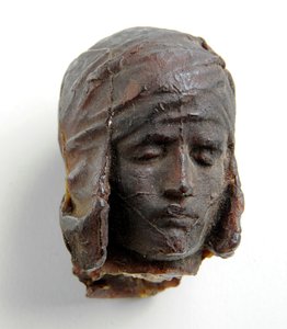 Makieta na głowę Ikara, ok. 1884 (gips i wosk)