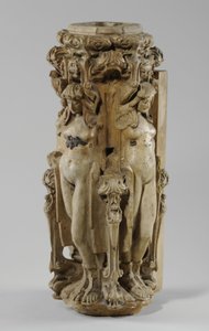 Jedna z 9 makiet do kominka Sama Wilsona, ok. 1908-14 (plaster i szelak) (patrz także 876005-6) autorstwa Alfred Gilbert