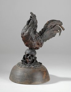 Jedna z 9 makiet do kominka Sama Wilsona, ok. 1908-14 (plaster i szelak) (patrz także 876021) autorstwa Alfred Gilbert