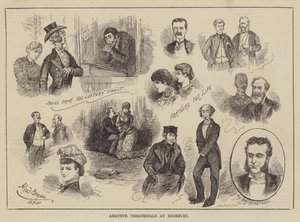 Teatry amatorskie w Highbury autorstwa Alfred Gish Bryan