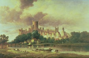 Widok na zamek Windsor autorstwa Alfred Gomersal Vickers