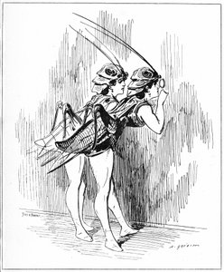 Ilustracja do filmu "Duch kobiet" autorstwa Alfred Grevin