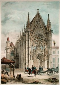Kaplica w zamku w Vincennes autorstwa Alfred Guesdon