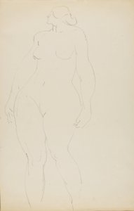 Stojący nago autorstwa Alfred H. Maurer