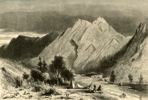 „Formacja wapienna, nad rzeką Pitt”, 1872.