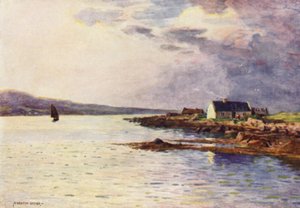 Nadchodząca burza, Zatoka Bertraghboy autorstwa Alfred Heaton Cooper