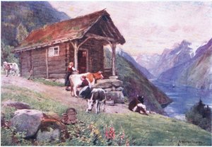 Saeter autorstwa Alfred Heaton Cooper