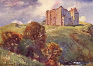 Powstanie zamku, Norfolk autorstwa Alfred Heaton Cooper