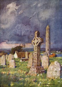 Clonmacnoise, hrabstwo Roscommon autorstwa Alfred Heaton Cooper