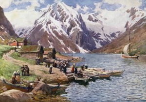 Ese Fjord, przyjęcie weselne