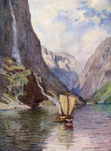 Gudvangen, fiord Sogne