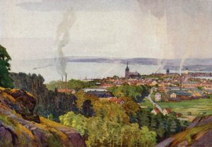 Jönköping autorstwa Alfred Heaton Cooper