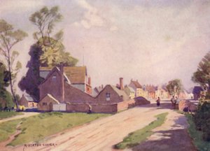Long Melford, Suffolk autorstwa Alfred Heaton Cooper