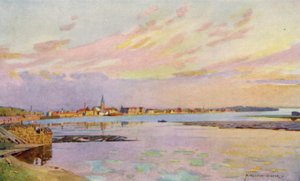 Lulea, Laponia, port eksportowy rudy żelaza autorstwa Alfred Heaton Cooper
