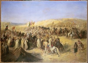 Napoleon III (1808-73) w Algierii, 21 maja 1865