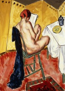 Żółty ekran, autorstwa Alfred Henry Maurer