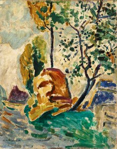 Drzewo i skała autorstwa Alfred Henry Maurer