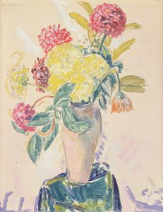 Cynias, ok. 1926 (wc, gwasz i węgiel na papierze) autorstwa Alfred Henry Maurer