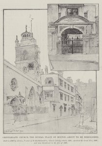 Cripplegate Church, miejsce pochówku Miltona, wkrótce zostanie zburzone
