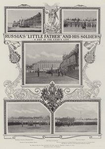 Mały ojciec Rosji i jego żołnierze autorstwa Alfred Hugh Fisher