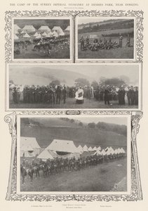 Obóz Surrey Imperial Yeomanry w Denbies Park, niedaleko Dorking