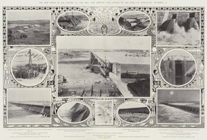 Nowa epoka w historii Nilu, zapora Assouan, otwarta przez księcia Connaught 10 grudnia