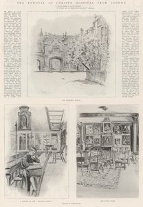 Usunięcie Szpitala Chrystusowego z Londynu autorstwa Alfred Hugh Fisher