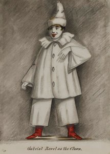 Gabriel Ravel jako klaun autorstwa Alfred Jacob Miller