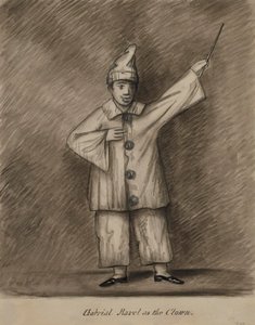 Gabriel Ravel jako klaun autorstwa Alfred Jacob Miller