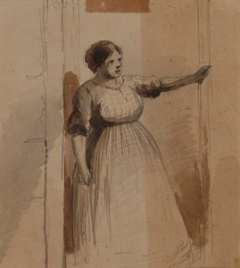 Milly Ye – Szkic z ulicy Cook autorstwa Alfred Jacob Miller