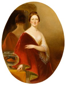 Portret pani Decatur Howard Miller (Eliza Credilla Hare) autorstwa Alfred Jacob Miller
