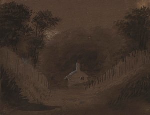 Mały dom wśród drzew autorstwa Alfred Jacob Miller