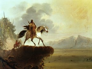 Indianie węży autorstwa Alfred Jacob Miller