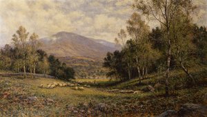 Blisko Betws-Y Coed (olej na płótnie)