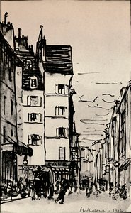 „Ulica Sekwany”, 1915 autorstwa Alfred Latour