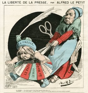 Okładka „Le Grelot”, Satyryczna w kolorze