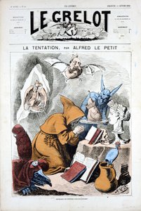 Okładka „”Le Grelot””, numer 40, Satirique en Couleurs autorstwa Alfred Le Petit
