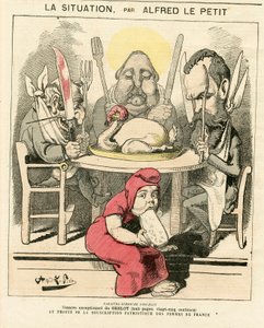 Okładka „”Le Grelot””, numer 47, Satirique en Couleurs autorstwa Alfred Le Petit